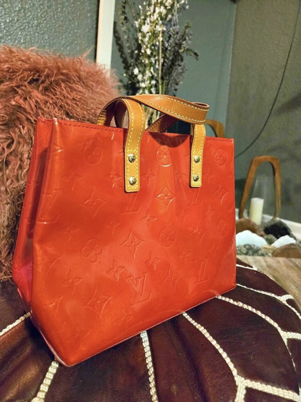 Louis Vuitton Monogram Vernis Reade PM Vernis Tote Excellent Condition
